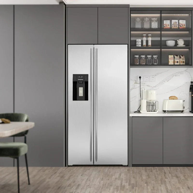 36" Side By Side 20.01 Cu. ft. Built-in Refrigerator with Freezer & Ice Maker Included