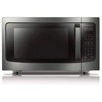 Air Fryer Combo 8-in-1 Countertop Microwave Oven, with Convection, Broil, Odor Removal Mode, 12.4" Position Memory Turntable, Child-Lock, 1.0 Cu.ft, Black Stainless Steel, ML2-EC10SA(BS)