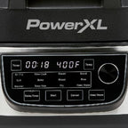PowerXL Grill Air Fryer Combo Plus 6 QT 12 in 1 Indoor Slow Cooker, Roast, Bake, 1550 Watts, Stainless Steel Finish : Home &amp; Kitchen