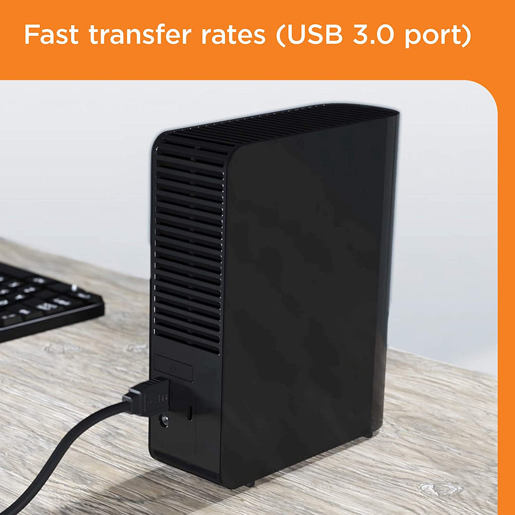 WD 4TB Elements Desktop Hard Drive HDD, USB 3.0, Compatible with PC, Mac, PS4 & Xbox