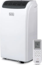BLACK+DECKER 10,000 BTU Portable Air Conditioner for Rooms up to 450 Sq. Ft. with Remote – White