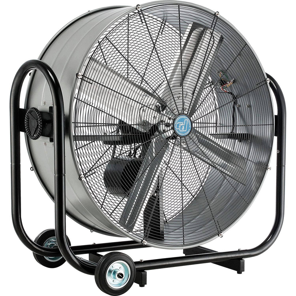 36x22 Portable Tilt Drum Blower Fan, Belt Drive