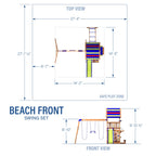 Backyard Discovery Beach Front Swing Set