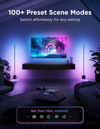 Govee Floor Lamp 3 with Luminblend+ Technology, 2100lm Standing Lamp, Work with Matter,1000K-10000K Modern Floor Lamps for Living Room, Bedroom, Office, Corner Lamp with Dynamic Scenes, DaySync