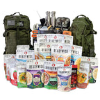 Family Comfort 72 Emergency Survival Kit/Backpack �C 72 Hour for 2 People �C Disaster Preparedness �C Delicious ReadyWise Food, Gear, Lighting, First Aid, Tools & More - Camo