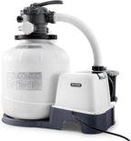 Intex Sand Filter Pump & Saltwater System for Up to 15 000 Gal Pools  Krystal Clear - Automatic Algae Control & Above-Ground Swimming Pool Cleaning