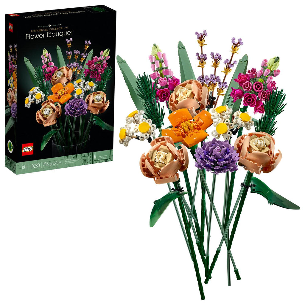 Flower Bouquet 10280,A Unique Flower Bouquet and Creative Project for Adults (756 Pieces)