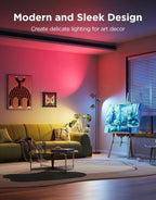 Govee Tree Floor Lamp Compatible with Matter, 3 Rotatable Lights with LuminBlend Technology, Standing Lamp with 64 Dynamic Scenes, Music Sync, Ideal Floor Lamp for Living Room, Bedroom, Office