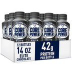 Core Power Elite Chocolate Protein Shakes 42g, 14 Fl Oz, Pack of 12 �?Workout Recovery Drink