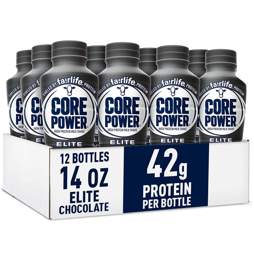Core Power Elite Chocolate Protein Shakes 42g, 14 Fl Oz, Pack of 12 �?Workout Recovery Drink
