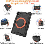 EHFiDC Tablet 10 Inch Android 16 Tablets, 32GB RAM 128GB ROM 2TB Expand, 2.2GHz Octa-Core, 6000mAh, 5G WiFi, HD IPS Display, Widevine L1, Drop-Proof EVA Case