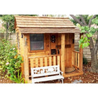 Outdoor Living Today Little Squirt 6 ft. Cedar Playhouse with Windows and Dutch Door