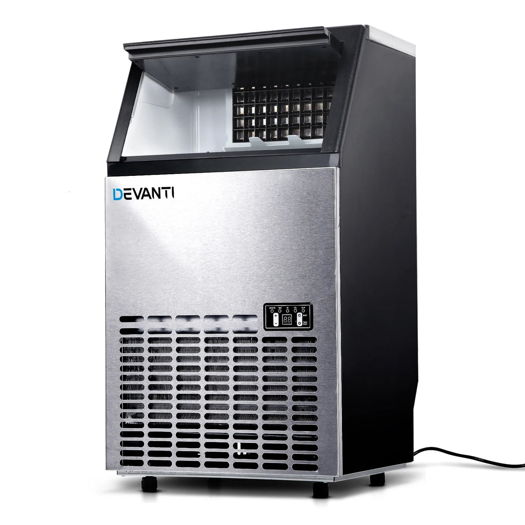 60kg Ice Maker Machine, Adjustable Thickness - Devanti