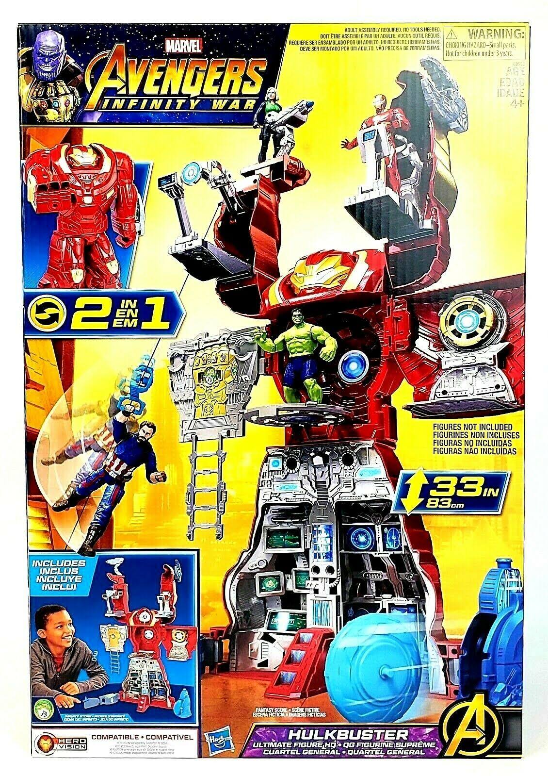 Hasbro Marvel Avengers Infinity War Hulkbuster Ultimate Figure HQ Playset with Target Tower & Roto-Blade Launcher