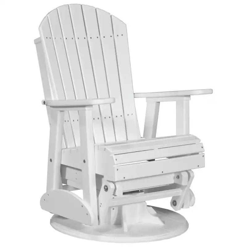 Poly Lumber Adirondack Swivel Glider Chair