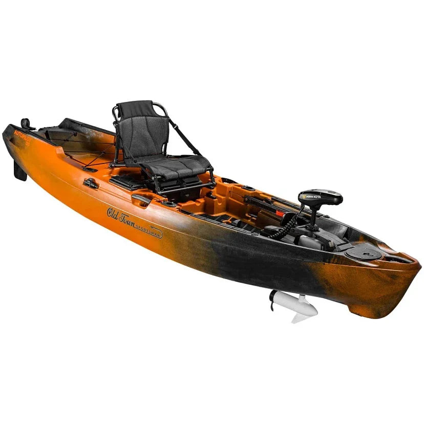 Old Town Sportsman AutoPilot 120 Motorized Fishing Kayak with Minn Kota Trolling Motor – 12-ft