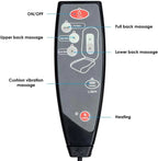 Shiatsu Back Massager with Heat, Full Back & Hip Muscle Pain Relief, Massage Seat Cushion for Stress Relief