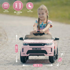 TEOAYEAH Land Rover Licensed Kids Electric Ride-On Car with Lithium Battery, Music & Remote Control