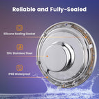 SURAIELEC 12V AC Pool Lights for Inground Pool  10 inch Color Changing LED Pool Light with Remote Control  300W Equivalent  Underwater Swimming Pool Light Fixture for Large Wet Niches  50FT