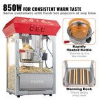 VEVOR Commercial Popcorn Machine for 48 Cups per Batch