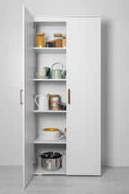 STOCKHOLM UNIVERSAL STORAGE CUPBOARD - VJ PANEL - DECO GOLD HANDLE