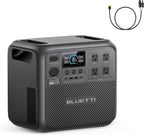 BLUETTI Elite 200 V2 Portable Power Station with Solar Charging Cable  2073.6Wh LFP Battery Backup w/ 4 2600W AC Outlets  17-Year Lifespan  Solar Generator for Camping  Off-grid