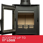 US Stove 750 Sq. ft. Tiny Wood Stove