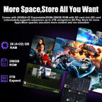 Android tablet 10 inch, 2026 Android 15 Tablet with Keyboard, 26GB+256GB (2TB Expand), Gemini AI Tablet with 8-Core, 8000mAh, 5G WiFi, Widevine L1, 2 in 1 Tablets PC with Case/Mouse/Stylus-Black Case
