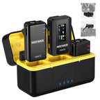NEEWER Wireless Lavalier Microphone System with Charging Case