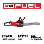 2727-20 M18 FUEL 16 in. 18-Volt Lithium-Ion Brushless Cordless Chainsaw (Tool-Only)