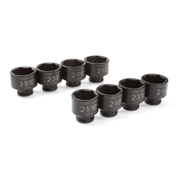4893 3/4 in. Drive 2-1/16   2-1/2 in. 6-Point Shallow Impact Socket Set
