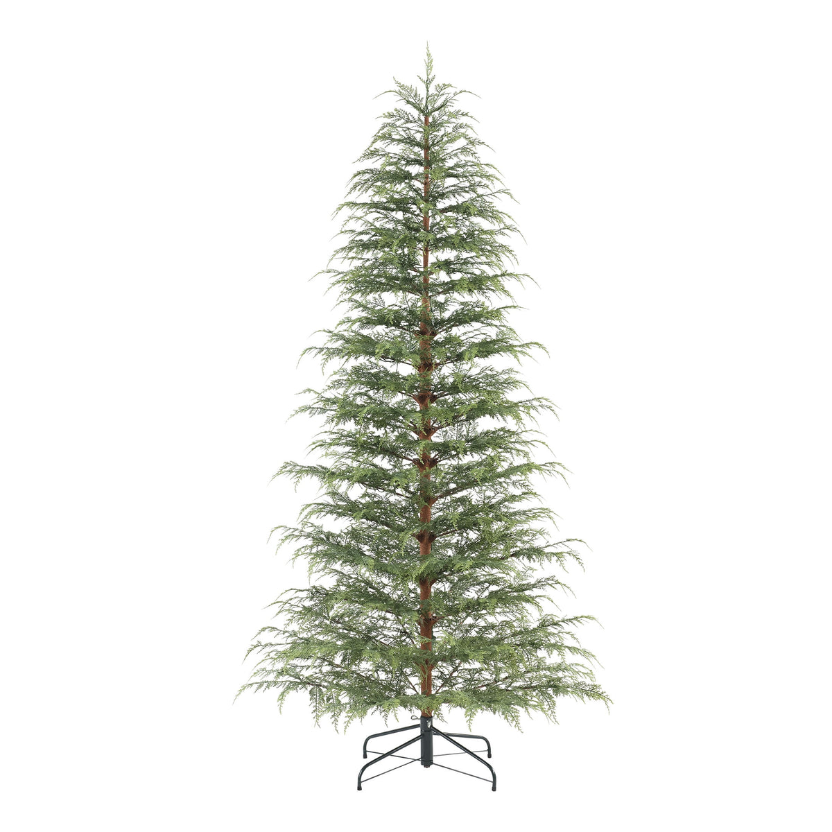 My Texas House 7.5 ft Pre-Lit Cypress Artificial Christmas Tree with 500 Twinkle LED Lights and Stand