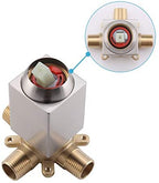 KES Black Shower Faucet Shower Valve Rain Shower