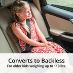 Chicco 2-in-1 Belt-Positioning Booster Car Seat, Backless and High Back Booster Seat, for Children Aged 4 Years and up and 40-100 lbs