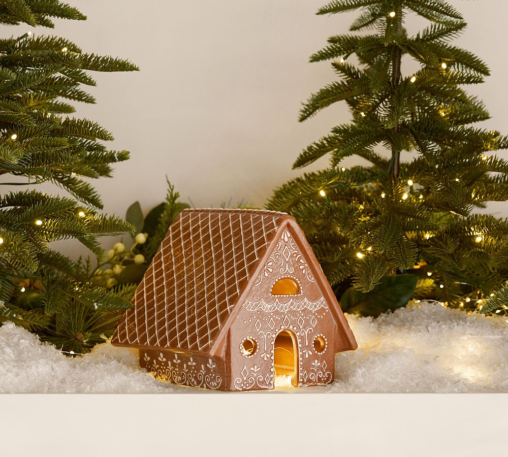 Handcrafted Gingerbread Village Houses