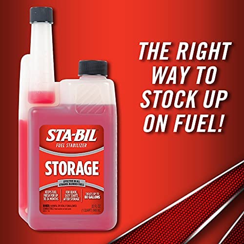 STA-BIL Storage Fuel Stabilizer - Keeps Fuel Fresh For Up To Two Years