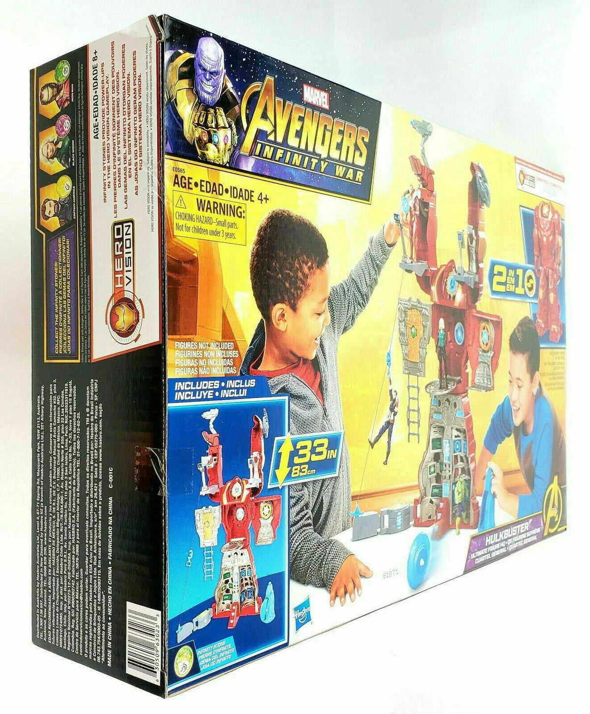Hasbro Marvel Avengers Infinity War Hulkbuster Ultimate Figure HQ Playset with Target Tower & Roto-Blade Launcher
