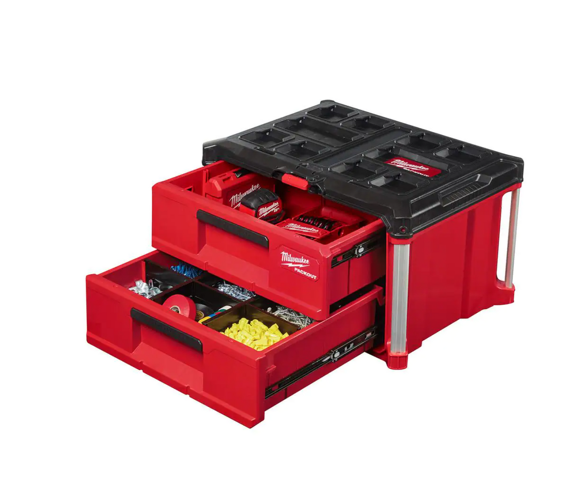 48-22-8442  22 in. 2-Drawer Tool Box with Metal Reinforced Corners