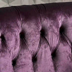 Milani Velvet Tufted Scroll Arm Loveseat by Christopher Knight Home