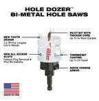 49-22-4185 Hole Dozer General Purpose Bi-Metal Hole Saw Set (28-Piece)