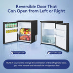 12 Volt RV Refrigerator 2.3cu.ft 65L RV Fridge and Freezer