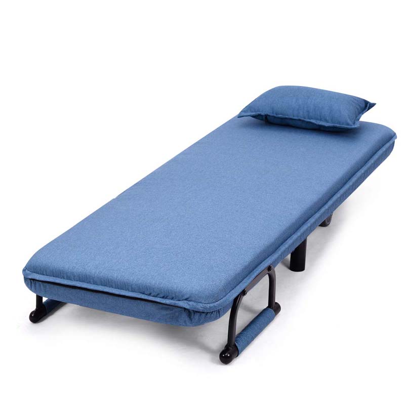 26.5" Convertible Sofa Bed Folding Arm Chair Sleeper Leisure Recliner Lounge Couch