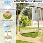 11 x 11 Feet Clear Dome Pop up Bubble Tent with Carrying Bag for 6-10 People