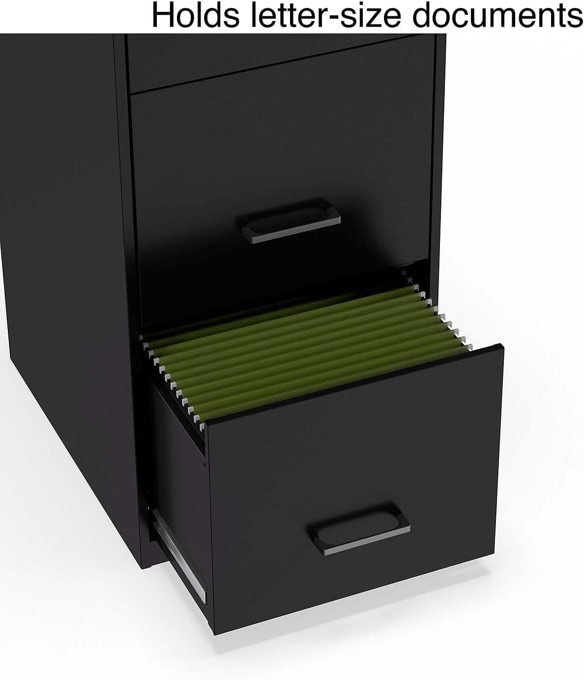 Staples Vertical File Cabinet for Letter/Legal Files, 3-Drawer, Letter/Legal Compatible, Locking, Black