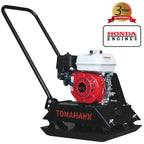 Tomahawk Power Plate Compactor 5.5 HP, 3000 lbs/ft, 63cc, Gas, 17 x 13 Plate Compactor, 5900 VPM