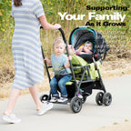 2024 Joovy Caboose Graphite Stroller Appletree