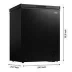 5 cu ft Chest Freezer for Your House, Garage, Basement, Apartment, Kitchen, Cabin, Lake House, Timeshare, or Business