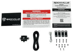 Rockville SS10P 10" 800w Slim Under-Seat Powered Car/Truck Subwoofer Sub+Amp Kit