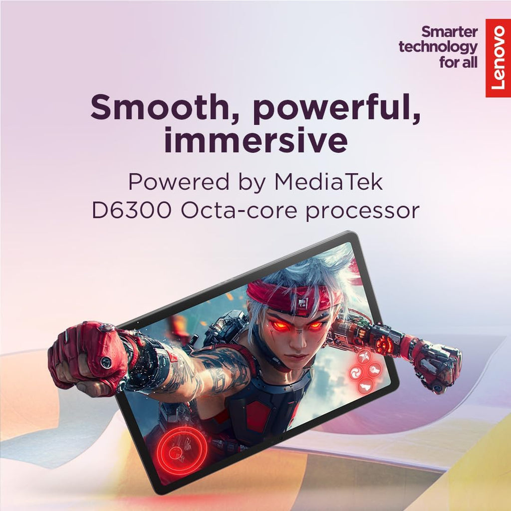 Lenovo Idea Tab - College Tablet - 11�� 2.5K IPS Touchscreen Display - 90Hz - MediaTek Dimensity 6300-4 GB Memory - 128 GB Storage - Integrated Arm Mali-G57 MC2 - Tab Pen and Folio Case
