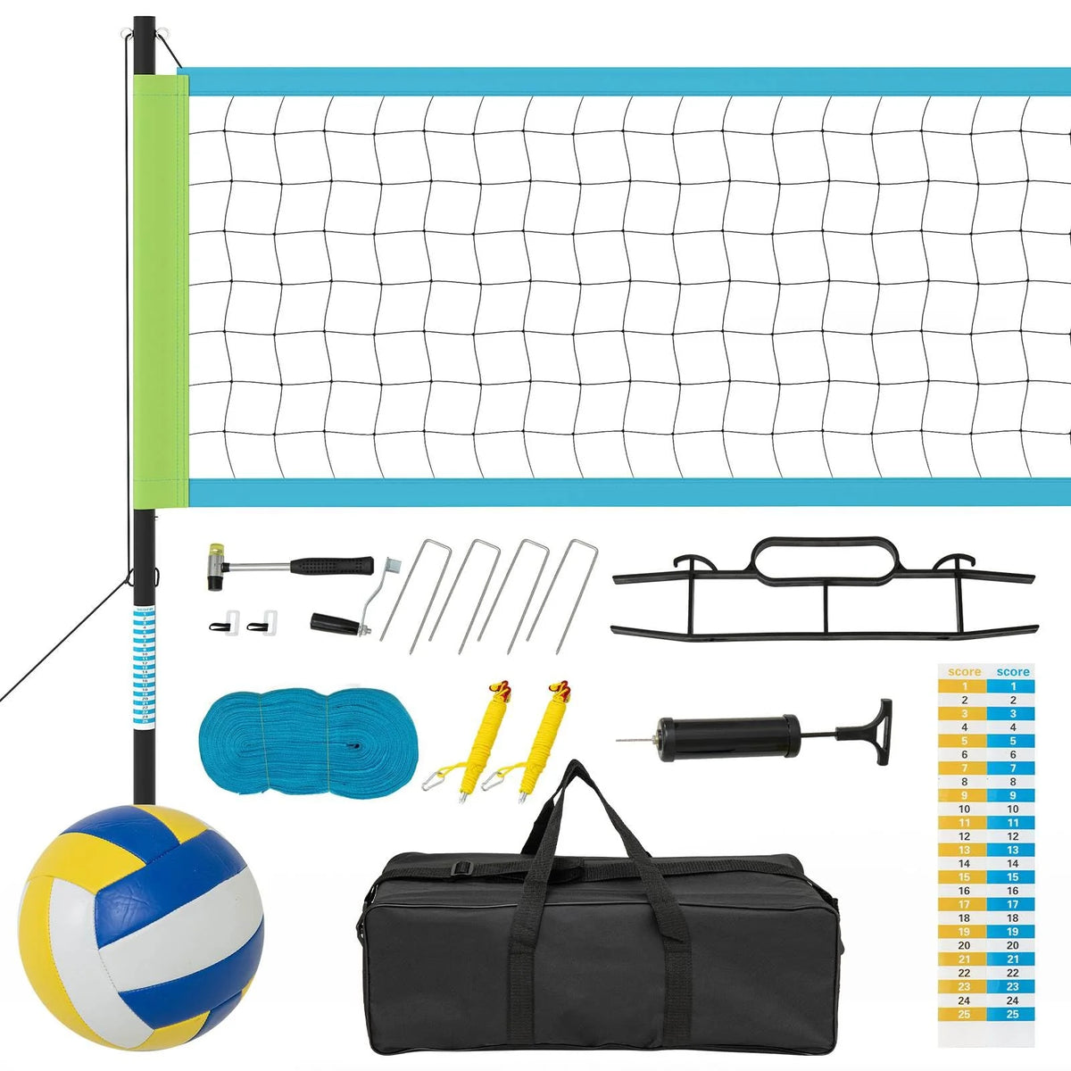 Portable Outdoor Volleyball Net Set